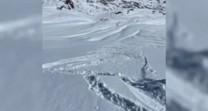 Erste vom Skifahrer ausgelöste Lawine der Saison in Colorado aufgezeichnet