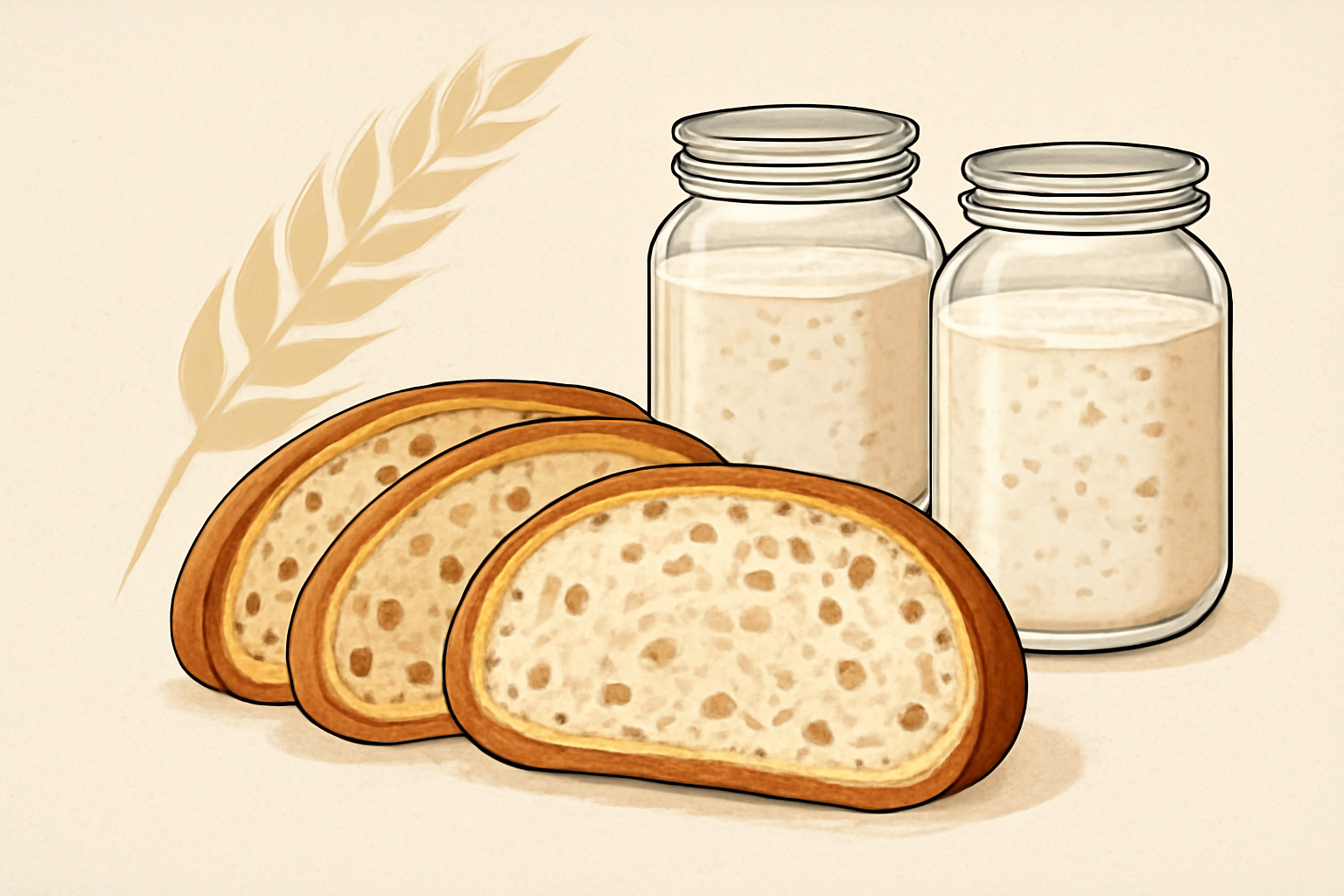Влияние типа закваски на вкус и текстуру хлебобулочных изделий в промышленном производстве
